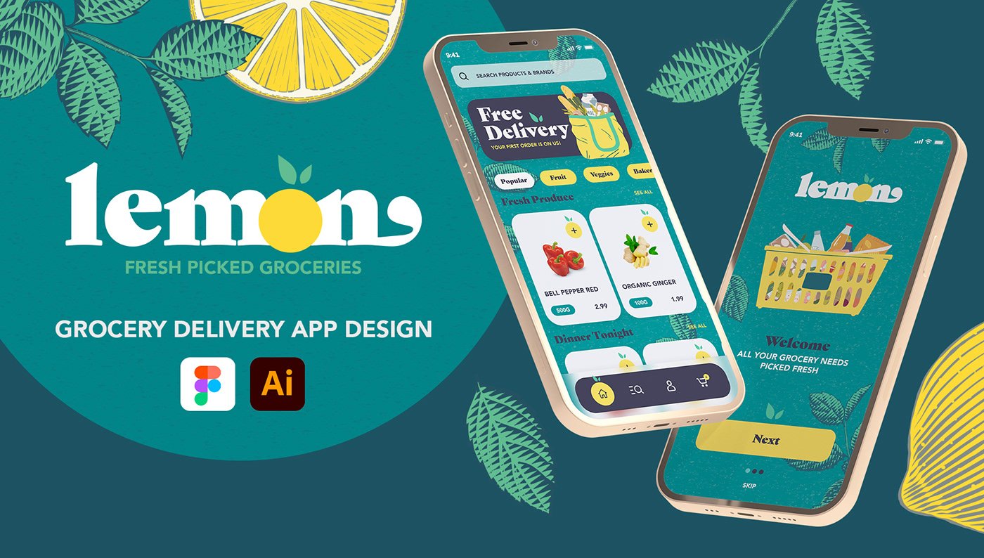 Grocery App Design Concept by Lekker Creative, image 1