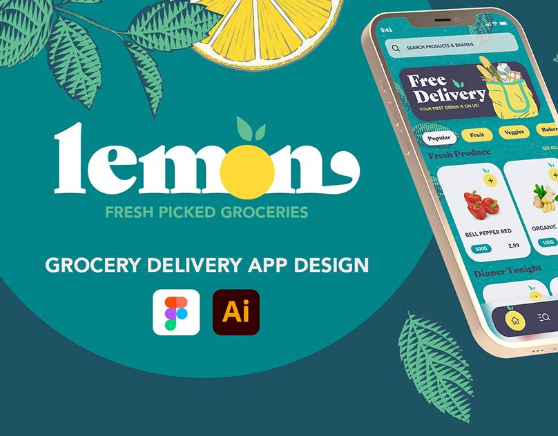Grocery App Design Concept by Lekker Creative