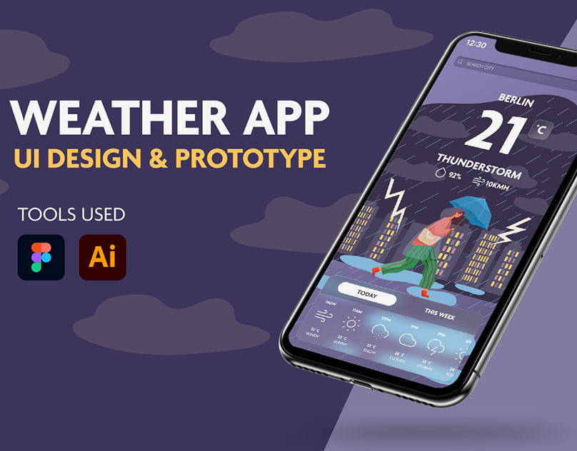 Weather App by Lekker Creative